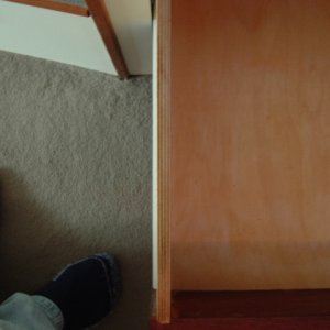 Media 'View of the top drawer interior (19 1/4 W by 18" D).' in album 'The hanging locker that wasn't tall enough to hang clothes in.'