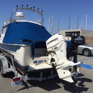 90 hp E-Tec   6hp Kicker
