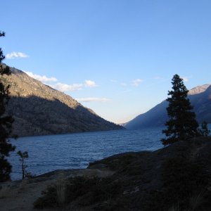 Looking downlake