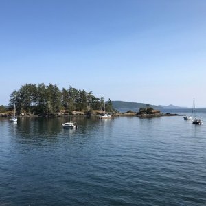 Princess Cove, Portland Island, BC.