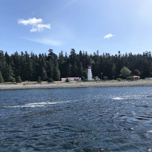 Quadra Island Lighthouse at Cape Mudge