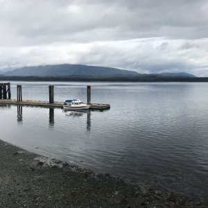 Another shot of Midnight Flyer on the Government Dock at Alert Bay