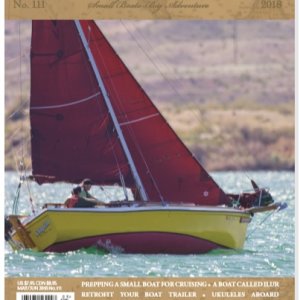 Media 'Small Craft Advisor May/June 2018 Cover, with feature on 16's including Lil'C' in album 'C-Dory Font'