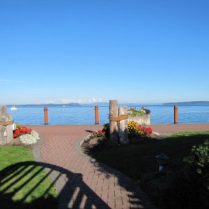 Lovely landscaping, Port Sidney, Vancouver Island