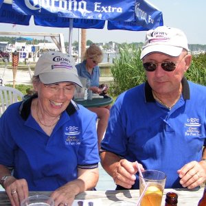 (Pat Anderson) The Fran Sea folks, Fran & Roger Fleck