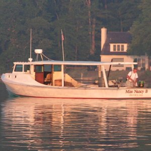 (Pat Anderson) Chesapeake Bay Workboat at Sunrise