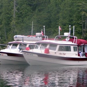 Daydream and Anna Leigh rafted in Fancy Cove Lama Passage 6-13-06
