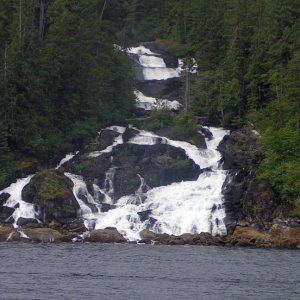 Water fall at Butedale 6-15-06