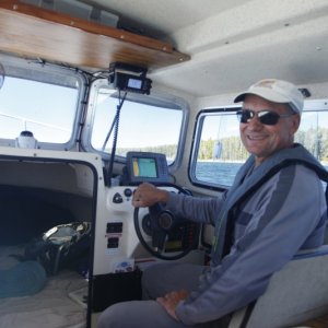 Ken at the helm.