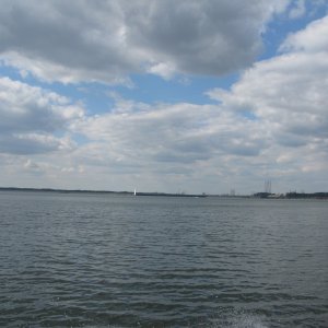 One of our last views of KY Lake before heading back to the marina.