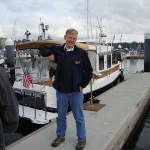 9-11 Bremerton Dr. Jim States (C-Dory SUNFISH) takes a 25 SC demo ride with Jefff