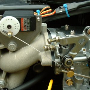 Close up of Troll Master Pro 2 digital remote throttle for kicker. A must for kickers!