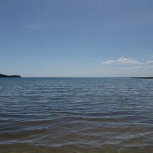 Lake Huron out there.