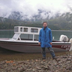 My old boat, camping at baker lake