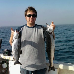 good coho fishing continues, september 2009
