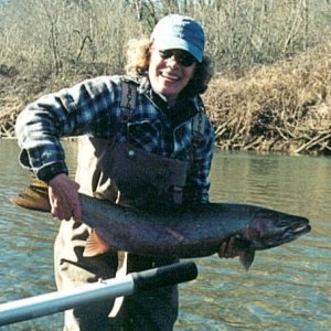 My first steelhead was a whopper!