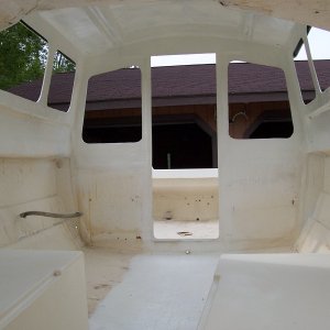 What a 22 cruiser looks like gutted.