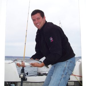 Tim Ciembronowicz and a fall Coho