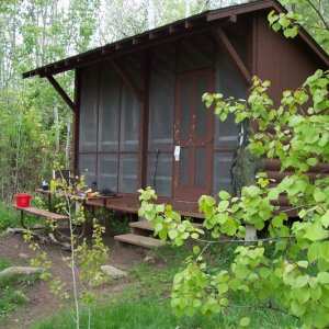 Isle Royale hut Park Service provided