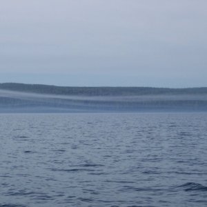 Morning Fog one mile off Isle Royale