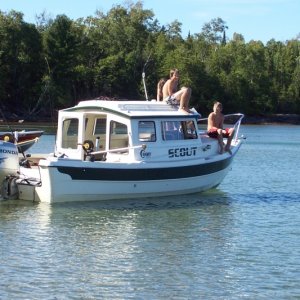 boys on boat