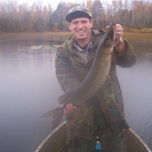 oct. musky Chippewa River tributary