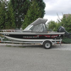 Her name was Crabby Lou II, and she was a dandy little 16\' Smokercraft with a 50 hp Yamaha