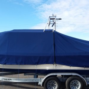 In Flagstaff boat yard with cover