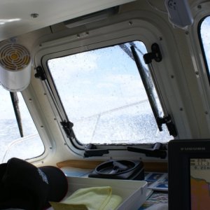 Hood Canal, Apr 30 - May 04, 2012 014Crossing the mouth of Dabob Bay.  Boat speed down to about 12 MPH now.
