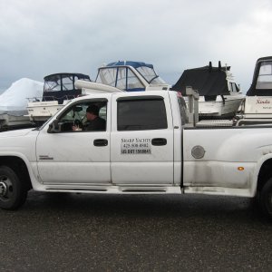 Cory of Sharp Yacht Transport delivering out Tomcat after a drive from Florida