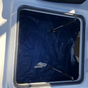 New foam gasket in place.