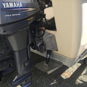 starboard side trim tabs and new Mini-Jacker for kicker