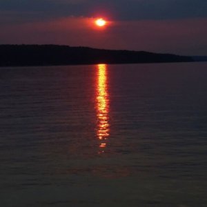 25.) Another great sunset on Cayuga Lake