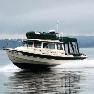 Classic Running Shot-Summer 2007 
with Full Camperback and Dinghy