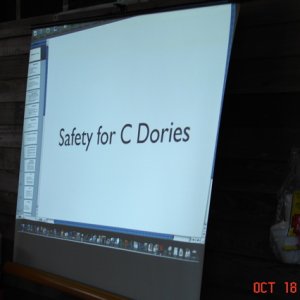 Dr. Bob (Thataway) gives an informative presentation