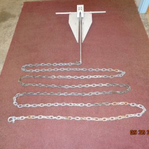 FOR SALE
Fortess FX7 Anchor with 18' chain - $90