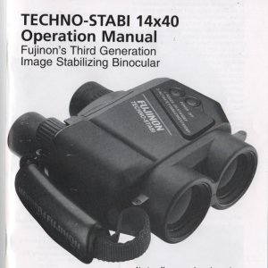 SOLD**
Fujinon 14x40 Stabilizer Binocular with case - $650 -
