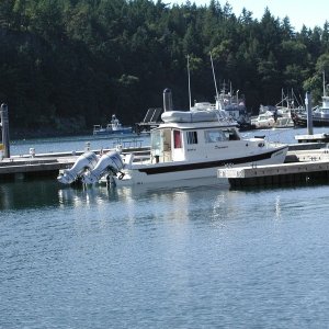 Last night of our cruise at Deer Harbor on Orcas Is.