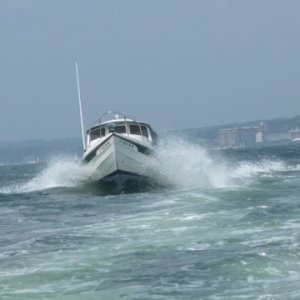 Media 'Knot Flying busting along' in album 'Left Charlestown, Rhode Island fog as soon as we hit the ocean followed Dun Smith who had radar for a couple hours of this around Point Judith up to Wickford R.I.'