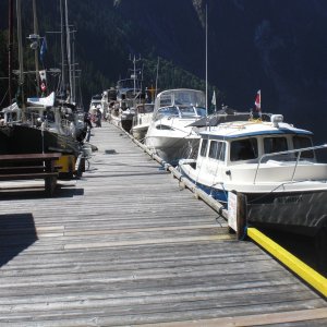 A full dock.