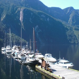 Nomad got a primo position at the dock.