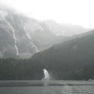 Media 'Good bye Chatterbox Falls.  We will return.' in album 'Early morning in Princess Louisa Inlet.'