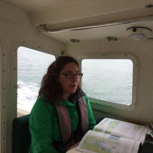 Media 'Chief Navigator' in album 'boardwalk at Telegraph Cove'
