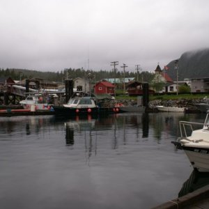 Northbound-DSC06326 Hartley Bay.  Also out of fuel when we arrived.  We spent the night (no charge for moorage or shore power!) and then went to Kitimat the next morning.
