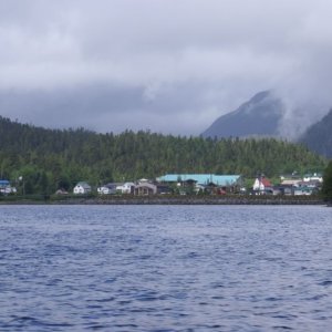 Northbound-DSC06353 Passing Hartley Bay on return from Kitimat.
