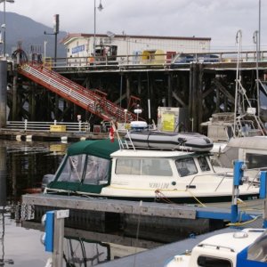 Northbound-DSC06359 Prince Rupert - fuel dock in the background.  Seems like it's always low tide when I'm there.