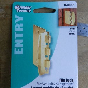 Big box store home security latch