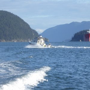 "My Heaven" heading out of the Swinomish channel Sat May 6th