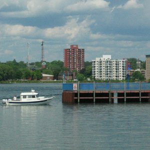 C-Batical arriving at Kemp Marina, Sault Sainte Marie, MI. (Photo by Mark/Not-For-Hire)