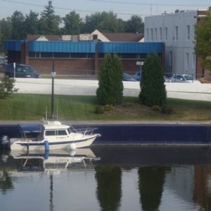 Media 'Will-C on the north wall facing east in Newark New York on  the Erie Canal September 2009' in album 'IMG 2405'